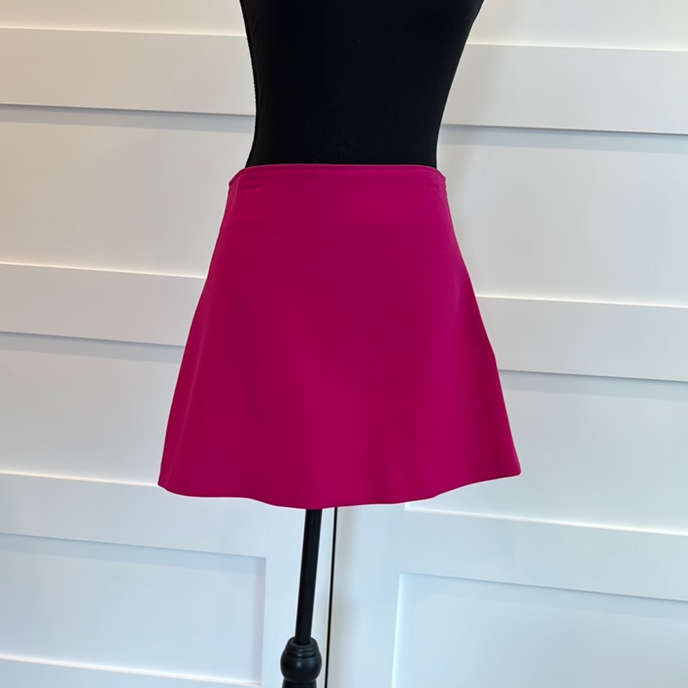 Zara Pink Skater Mini Skirt for Night Out